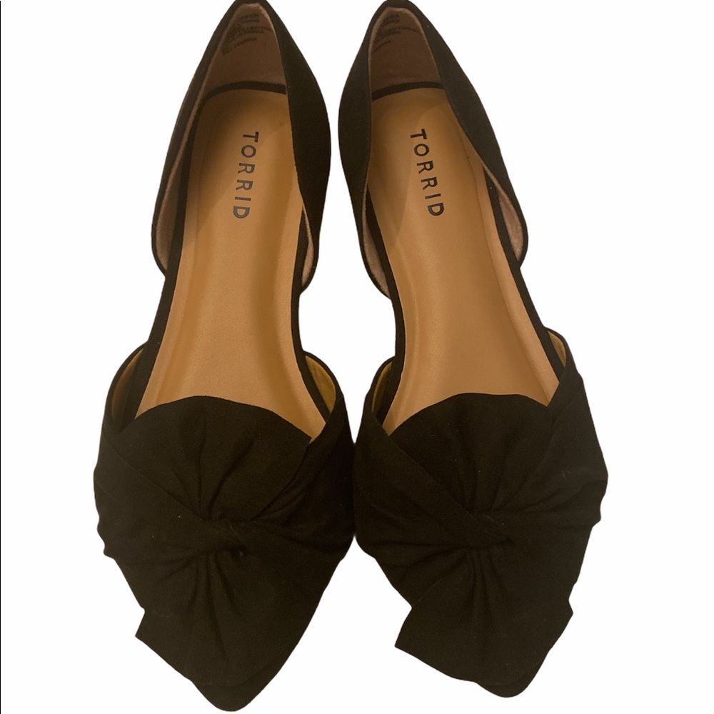 Torrid Velvety Black Flats